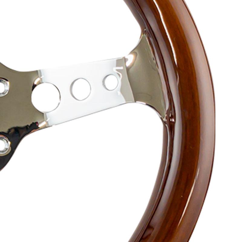 ステアリング φ290mm 29φ ウッド 木目 ハンドル K&M KMS-29M ステアリング φ290mm 29φ ウッド 木目 ハンドル K&M KMS-29M