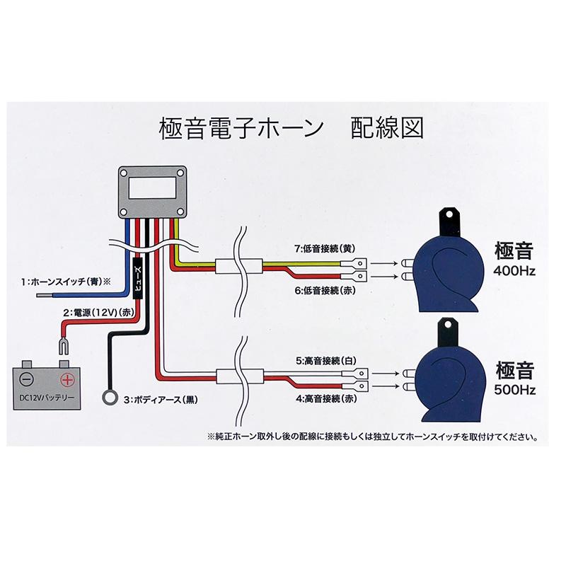 極音ホーン Ver2 極音電子ホーン リニューアル品 音色4タイプ N-STYLE