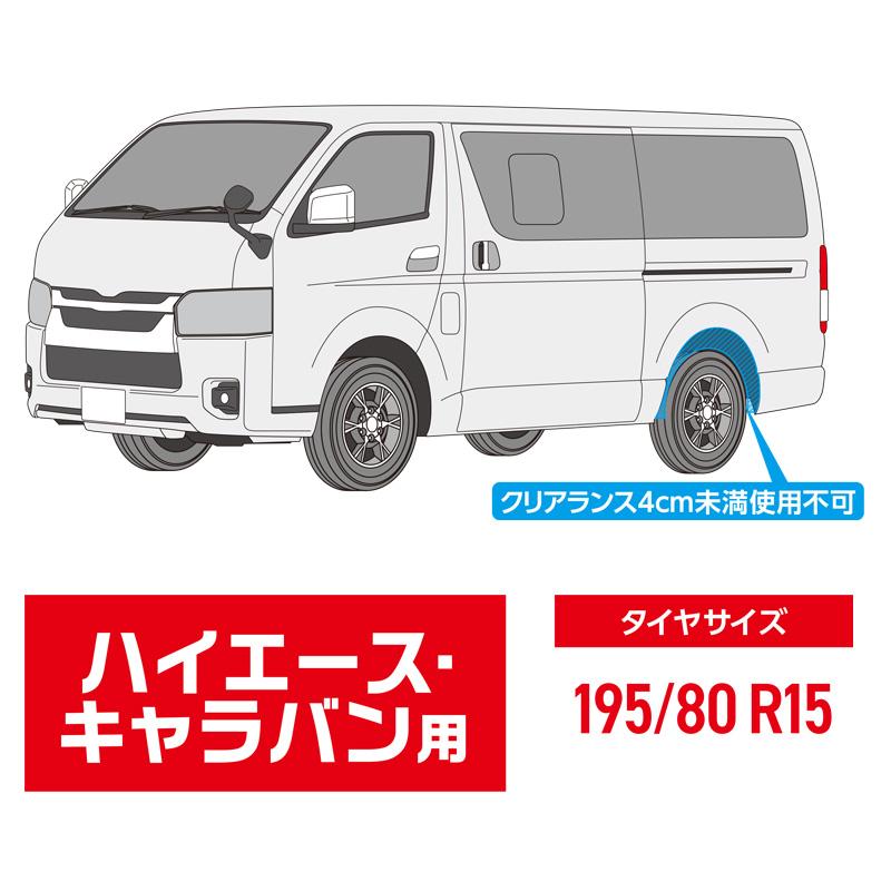 爆買最大P21倍 1/30-2/1】金属チェーン ハイエース・キャラバン用 亀甲 