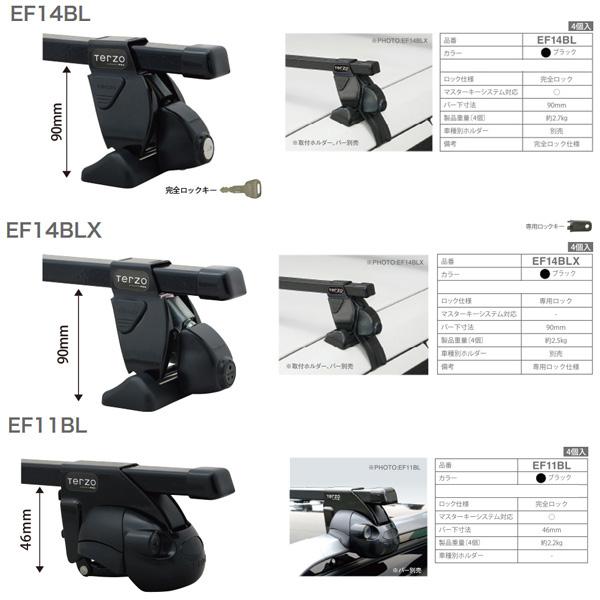 キャリア車種別専用セット マツダ ボンゴバン SK# H11.6〜 PIAA/Terzo EF4TM + EB6 & EA208｜hotroad｜03