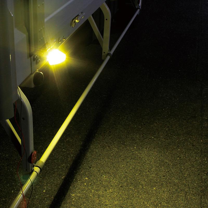 槌屋ヤック 【10個セット】 ファルコンマーカー 深黄一文字 LED