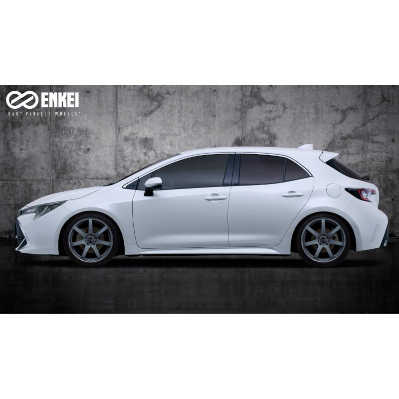 エンケイ パフォーマンスライン PF07 19インチ 19x8.5J +32 PCD114.3 5穴 Dark Silver ホイール 4本 ENKEIの画像