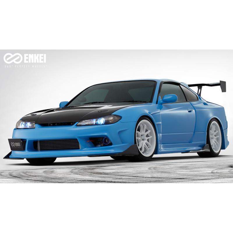 エンケイ パフォーマンスライン PF01EVO 17インチ 17x9.5J +12 PCD114.3 5穴 Matte Black ホイール 4本_3
