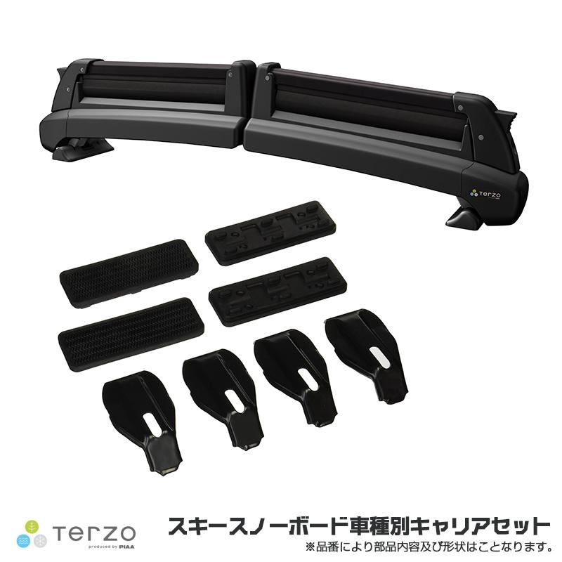 TERZO スキースノーボード専用キャリアセット ブラック GRカローラ
