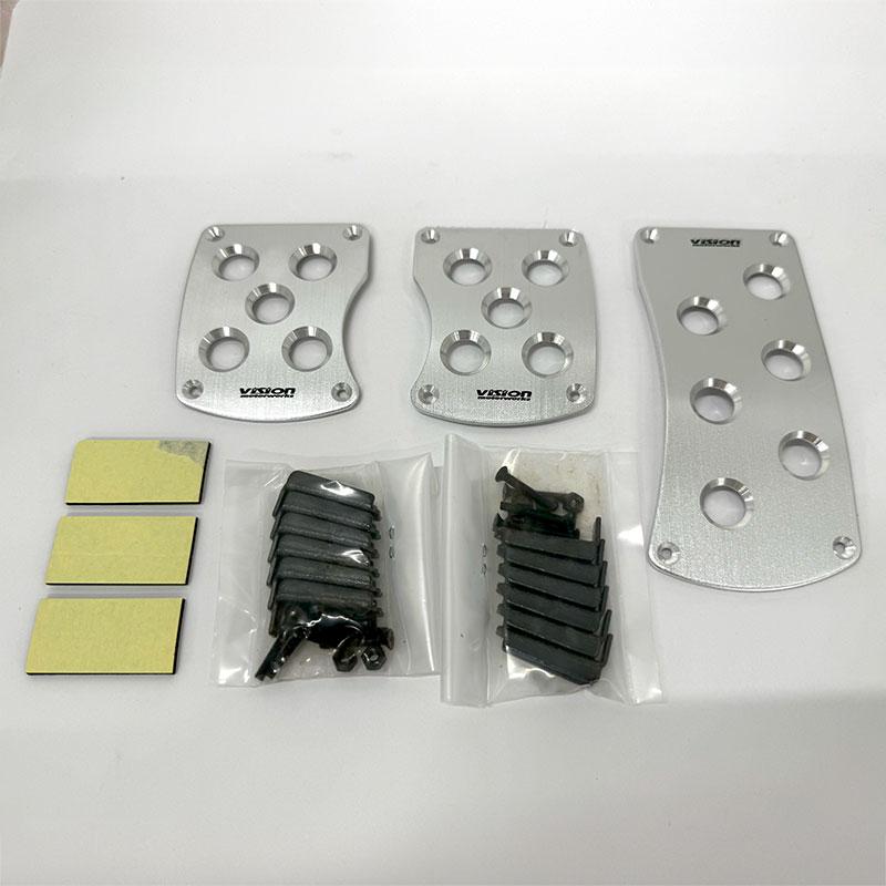 BRAITH（ブレイス） アルミペダルキット MT車用 シルバー スポーティー