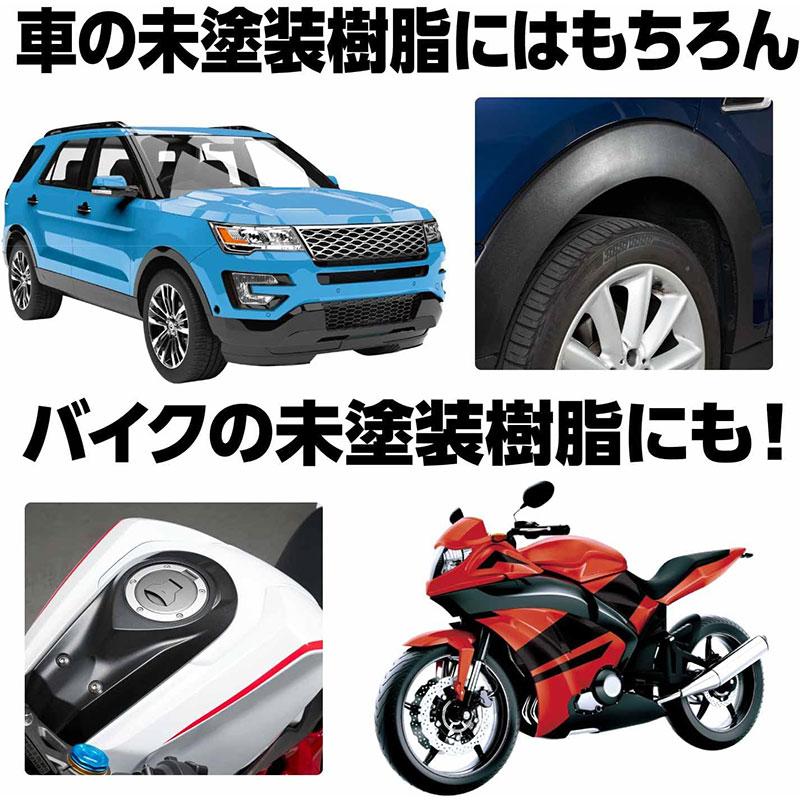 レジンコーティング 12ml 艶復活 未塗装樹脂コーティング クロス付 車 バイクボディ 保護 シュアラスター S-140｜hotroadparts2｜03