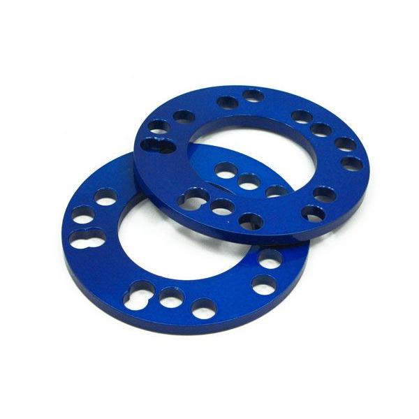 HKB/東栄産業：ホイールスペーサー ブルー 8mm レーシングワイドスペーサー 4H100 / 4H114.3 2枚入/HK-46 | HKB SPORTS | 03