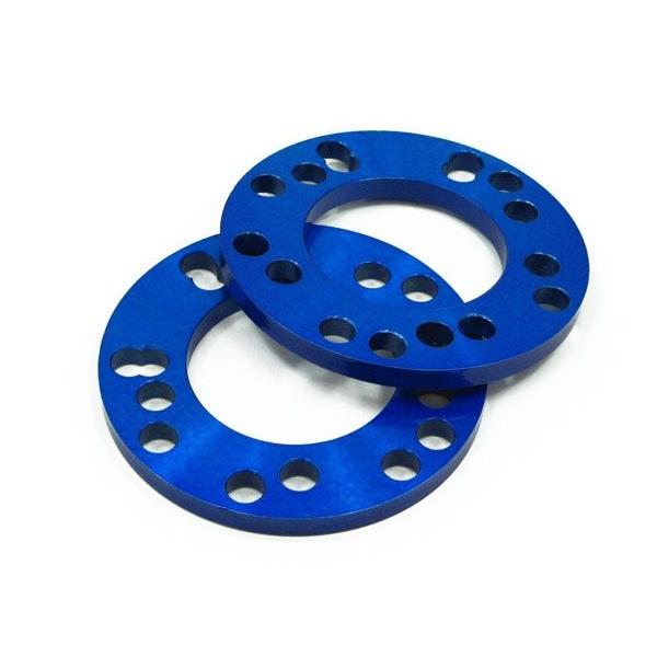 HKB/東栄産業：ホイールスペーサー ブルー 10mm レーシングワイドスペーサー 4H100 / 4H114.3 2枚入/HK-49 | HKB SPORTS | 03