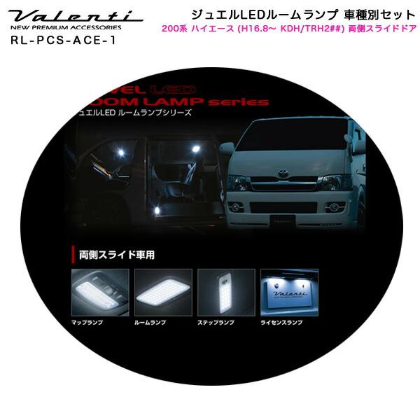ジュエルLEDルームランプ 車種別セット 200系 ハイエース (H16.8〜 KDH 