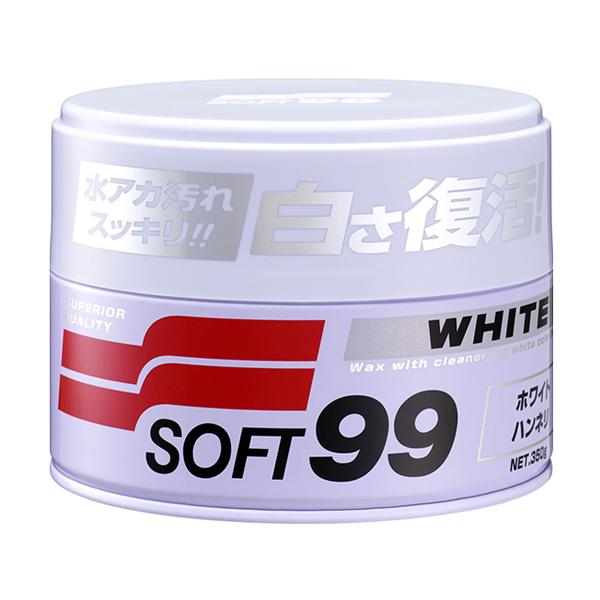 ニューソフト99 ハンネリ ホワイト用 ワックス WAX 350g ソフト99 soft_wax 7180306301カー用品通販のホット