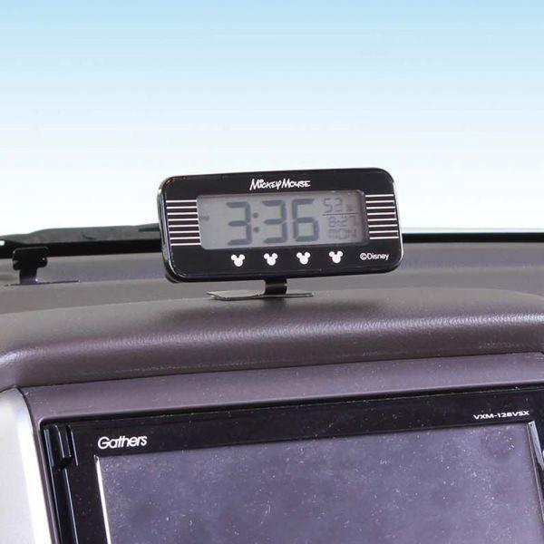 電波時計 ミッキーマウス 車 ディズニー デジタルクロック 時計 ブルーledバックライト アラーム付 ナポレックス Wd 395 カー用品通販のホットロードパーツ 通販 Yahoo ショッピング