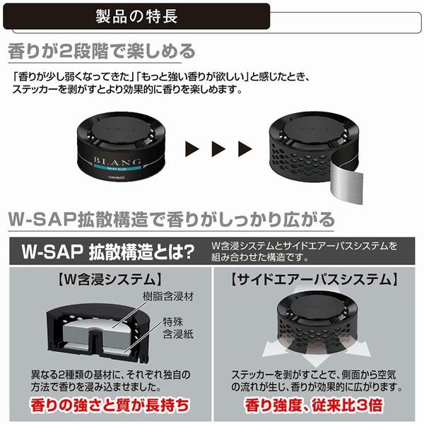ブラング パワーソリッド シャインブルー サイドエアー フレッシュマリンの香り 置き型 車 芳香剤 カーメイト G1475 カー用品通販のホットロードパーツ 通販 Yahoo ショッピング
