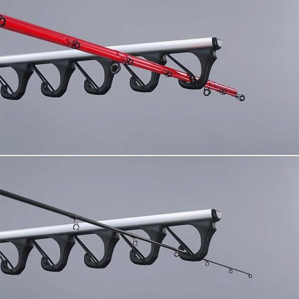 ロッドホルダー 釣り竿 車載 Jフックマルチタイプ 7本積 磯 船 投 鮎 振出 並継竿用 Newモデル Inno If 14 カー用品通販のホットロードパーツ 通販 Yahoo ショッピング