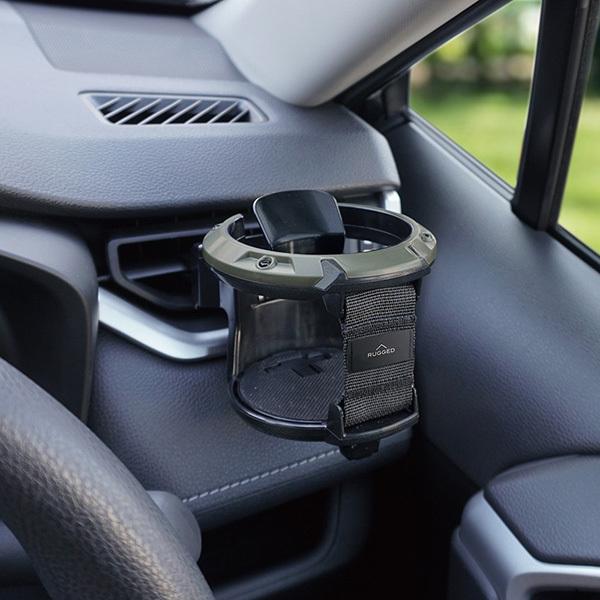 Rugged ドリンクホルダー モスグリーン Gr Suv 4wd車に最適 エアコンルーバー取付 アンダーフック付 アウトドア ヤック Yac Pf361 カー用品通販のホットロードパーツ 通販 Yahoo ショッピング