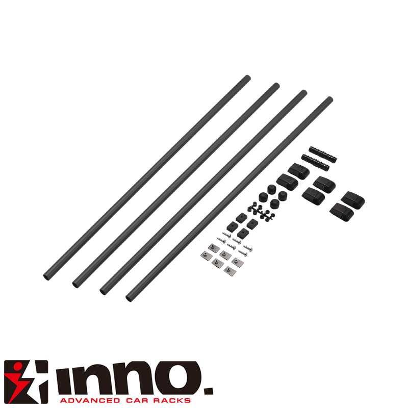 INNO サイドバー L2200 2本入り ブラック 200系ハイエース/キャラバン 