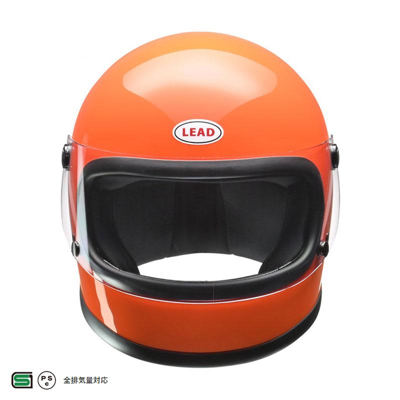 リード工業 リバイバル フルフェイスヘルメット オレンジ フリーサイズ