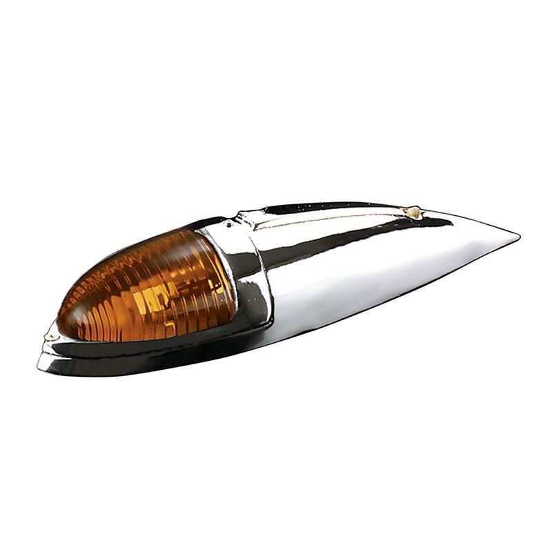 ナマズランプ　大　ATS-717 メッキ仕様 ATS サイドランプ ATS-717 (メッキ) オレンジ メッキボディタイプ