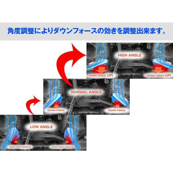 アケア：マークIIブリットJZX110系 2WD UFS アンダーフロアスポイラー ダウンフォースで走行安定 フロント用 UFSTO-00801-1｜hotroadtire2｜03