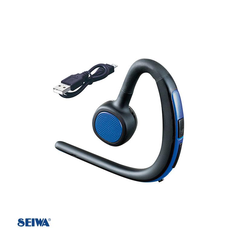 SEIWA（セイワ） Bluetoothワイヤレスイヤホンマイク ブルー 規格Ver