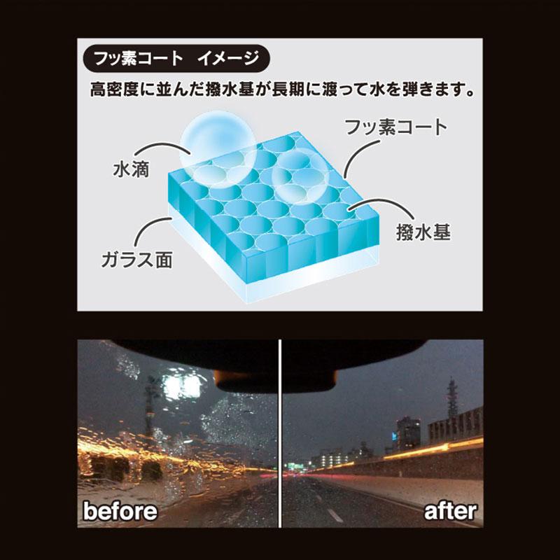 ペルシード プレミアムウインドウコート ガラス撥水剤 日本製 80ml 洗車 メンテナンス 雨でも視界クリア ペルシード PCD-40｜hotroadtire3｜04