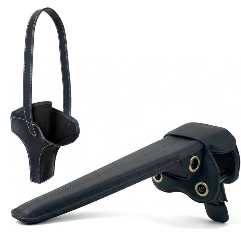 ハンドルロック 車 ステアリングロック 盗難防止 収納ホルダー付き