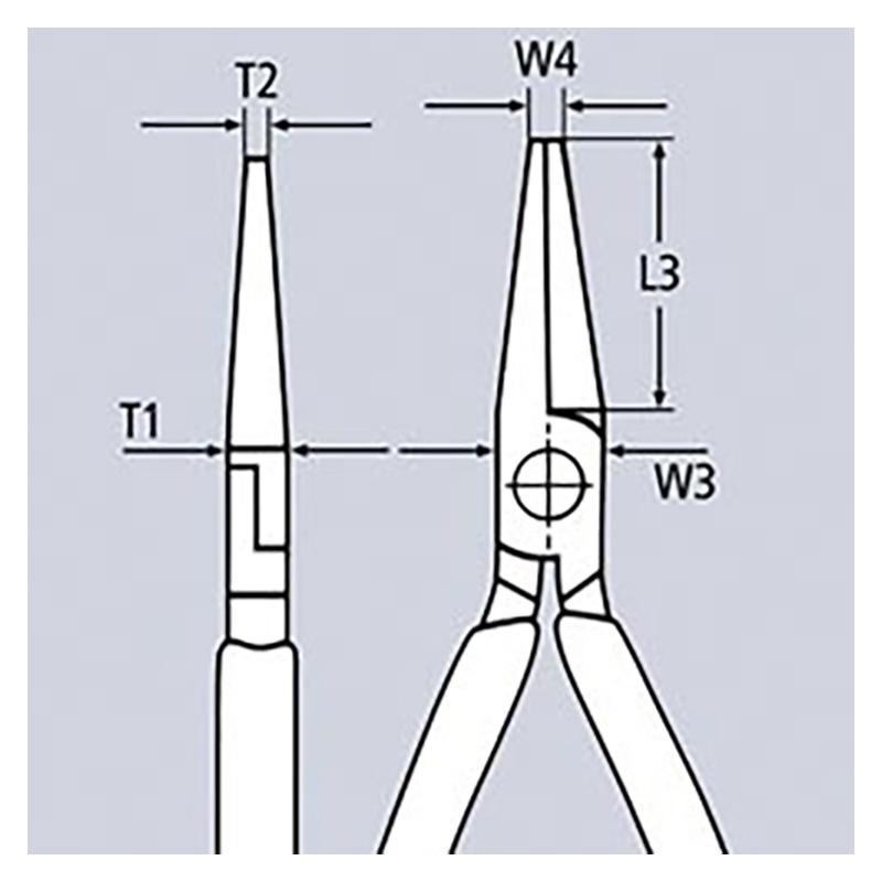 ロングノーズプライヤー (台紙付き) KNIPEX(クニペックス) 3011-140｜hotroadtirechains｜02