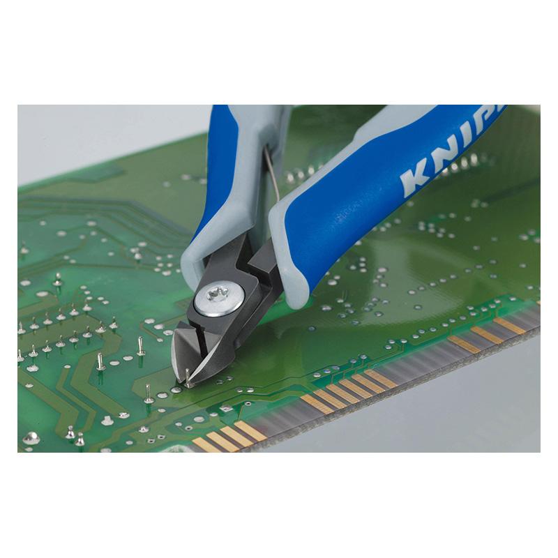 ワイヤークランプ付エレクトロニクスニッパー KNIPEX(クニペックス) 7962-125_3