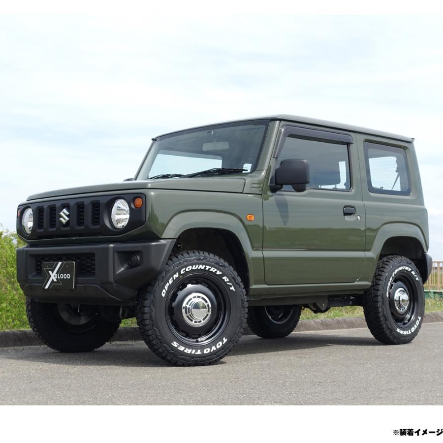 16インチ 6.0J -5 5H PCD139.7 ジムニーシエラ タイヤホイール 4本 