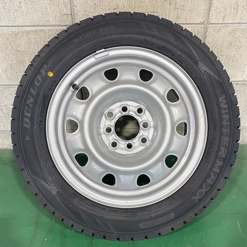 175/65R15 22年製 スタッドレス 鉄チン 新品 タイヤ ホイール 4本 