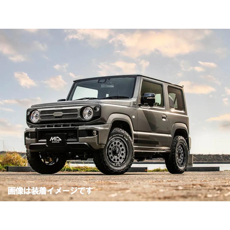 マルカサービス 16x6J -5 PCD139.7 5H 1本 BKM ジムニーシエラ