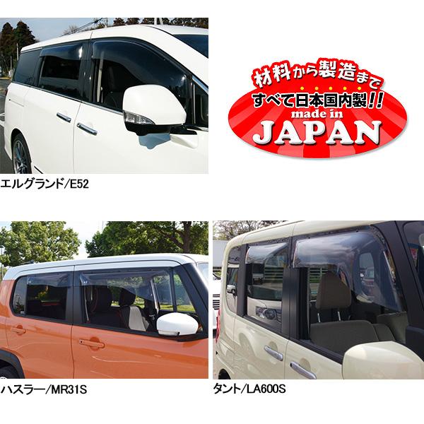 スポーティーカット フロントサイド ジムニー シエラ JA11 JA12 JA22 JB31 JB32 電動格納ミラー対応 OXバイザー SP-00I｜hotroadtirechains｜03