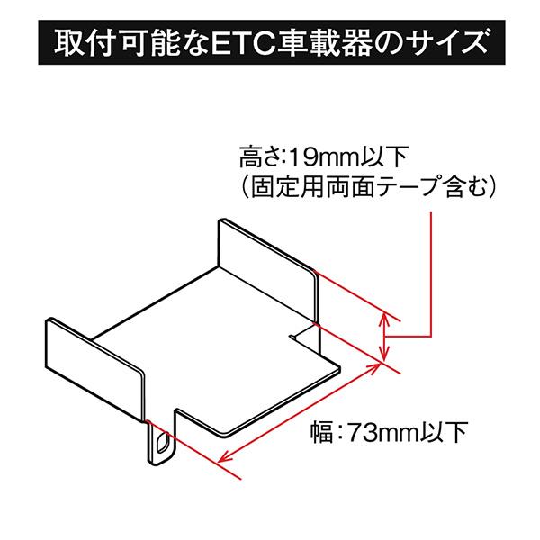 槌屋ヤック GR系FIT専用 ETC 取付基台 ホンダ フィット専用 2020年2月
