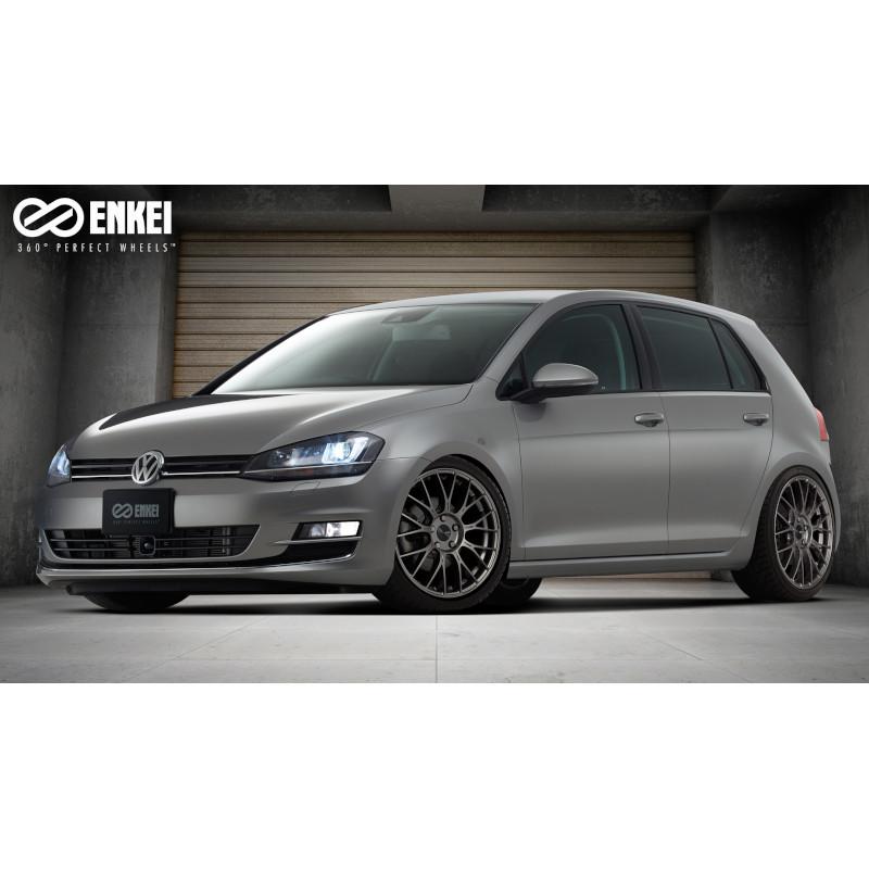 16インチ 16x6.5J +38 PCD100 4穴 Dark Silver ホイール 4本 エンケイ パフォーマンスライン PFM1の画像