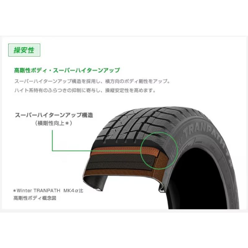 ウィンタートランパス 215/60R17 96Q 4本セット スタッドレスタイヤ 冬