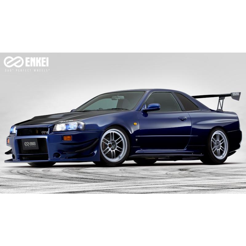 ENKEI（エンケイ） 16インチ 16x7J +45 PCD100 5穴 Silver ホイール 4
