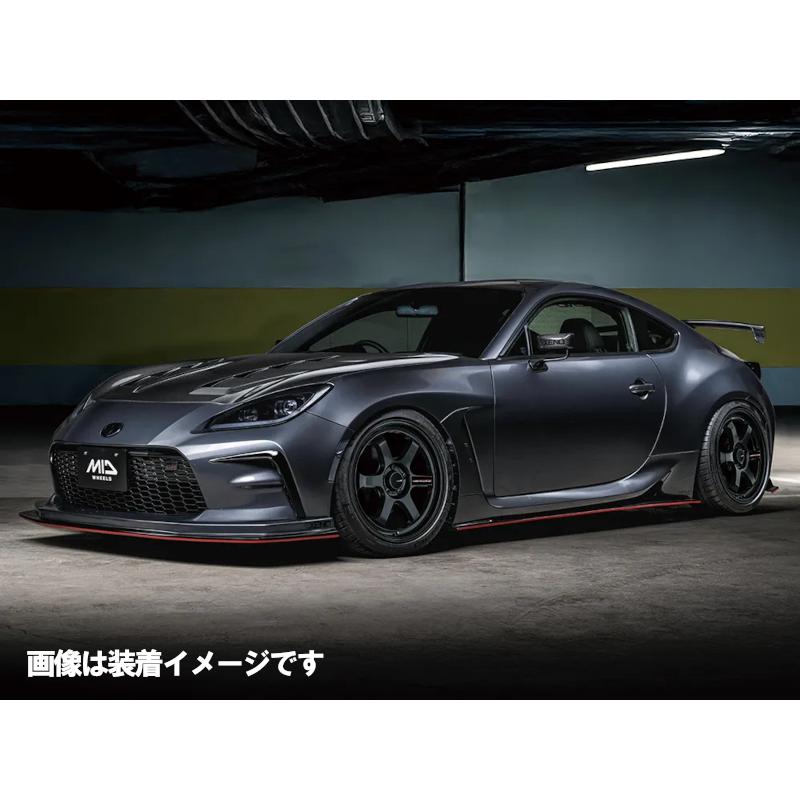 マルカサービス 18x8.5J +45 PCD100 5H 4本 ホワイト GR86 MID RACING
