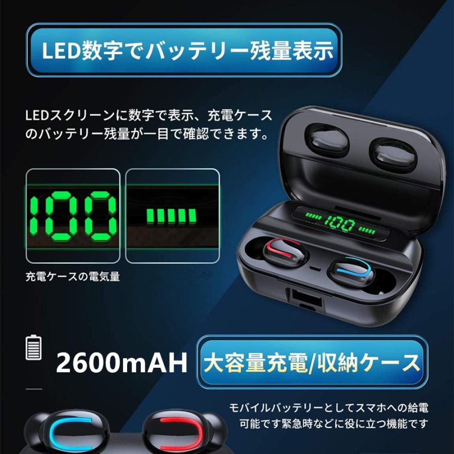 ワイヤレスイヤホン bluetooth イヤホン ワイヤレス iphone