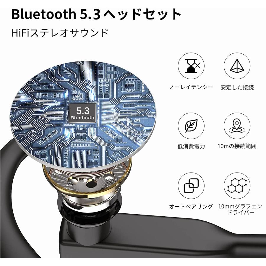 ワイヤレスイヤホン bluetooth イヤホン 5.3 iphone ワイヤレス