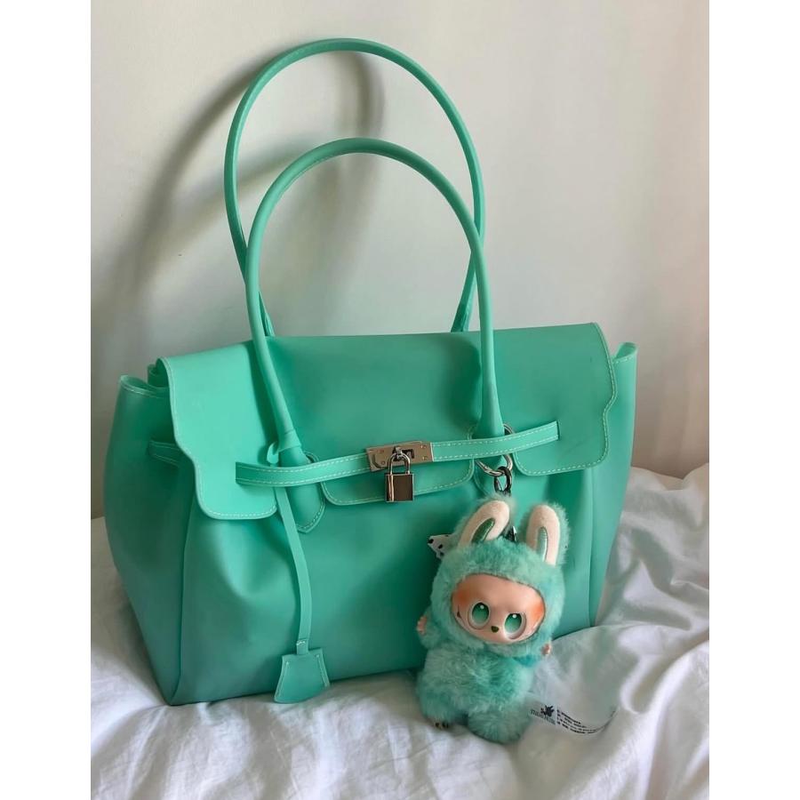 新品 ミントミニ ジェリーバッグ ゼリーバッグ 推し色 2way 韓国 ゼリーバッグ ジェリーバッグ Jelly Bag 中型夏バッグ 半透明バッグ