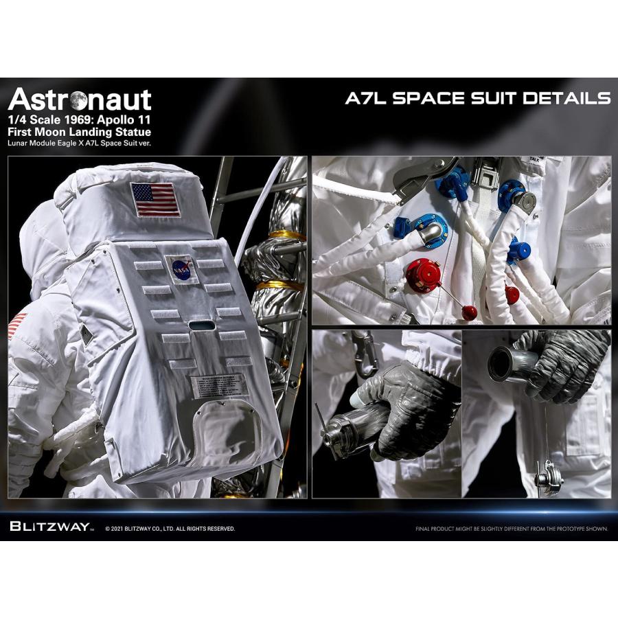 ローボード BLITZWAY ザ・リアルシリーズ 1/4スケール 宇宙飛行士 アストロノーツ ISS EMU A7Lスーツ アポロ11号 スパーブスケールスタチュー BW-SS-20201 【MYK2456589866】(86900円)