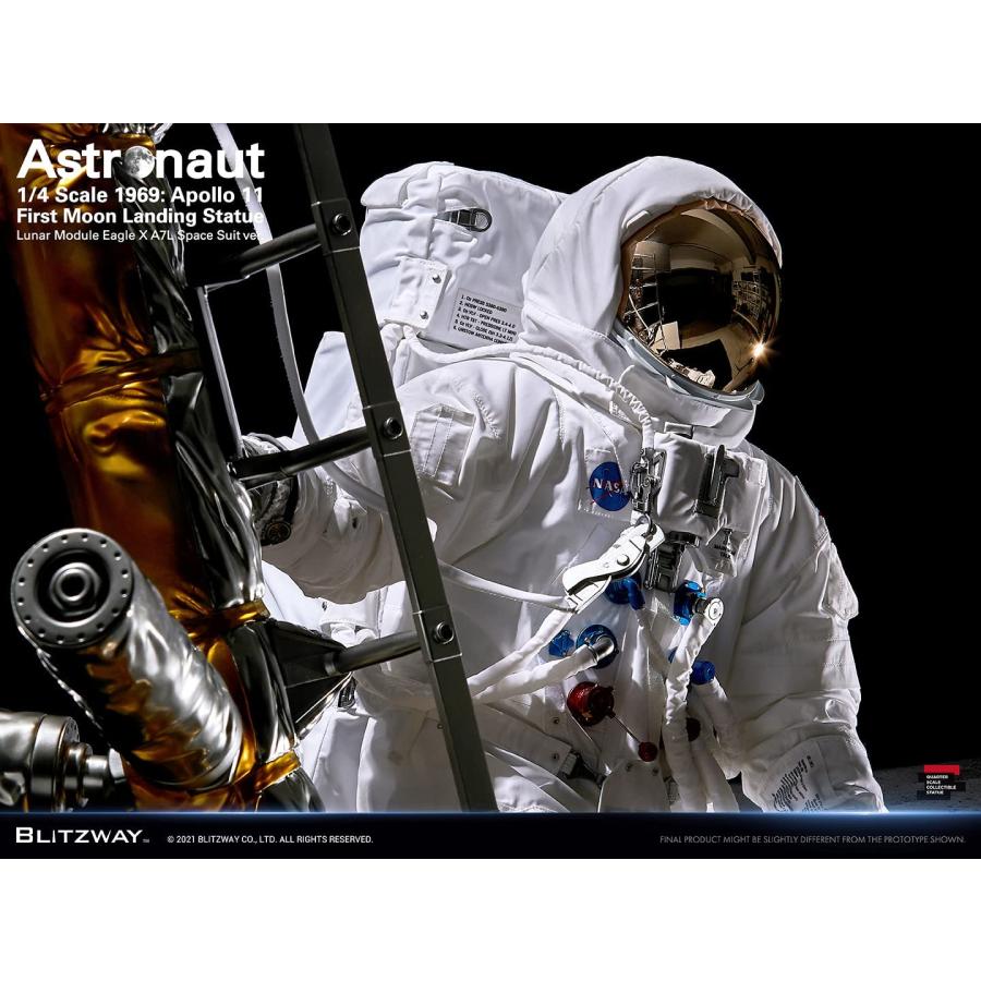 ローボード BLITZWAY ザ・リアルシリーズ 1/4スケール 宇宙飛行士 アストロノーツ ISS EMU A7Lスーツ アポロ11号 スパーブスケールスタチュー BW-SS-20201 【MYK2456589866】(86900円)