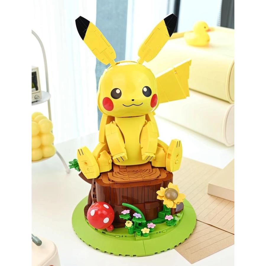 Keeppley ポケモン ちょこんと座るかわいいピカチュウ 組み立て