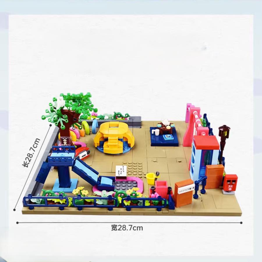 Keeppley クレヨンしんちゃん 公園 組み立てミニチュア・フィギュア