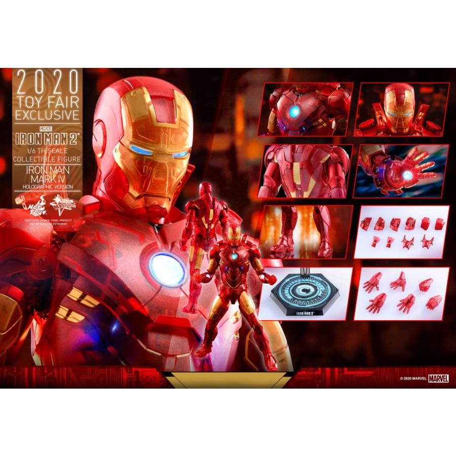 ☆新品未開封☆HOTTOYS ホットトイズ１／６ MMS568 HOT TOYS MMS568 IRON MAN MARK IV HOLOGRAPHIC VERSION 1/6