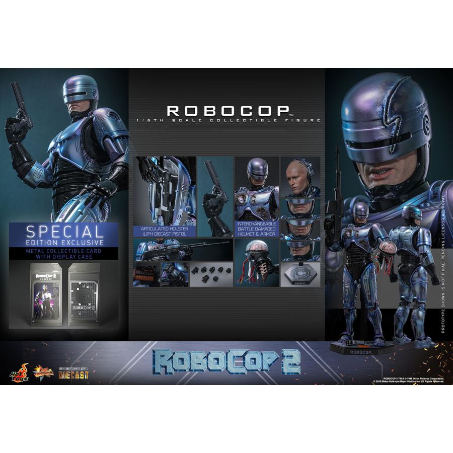 ホットトイズ ムービー・マスターピース ダイキャスト ロボコップ2 1/6
