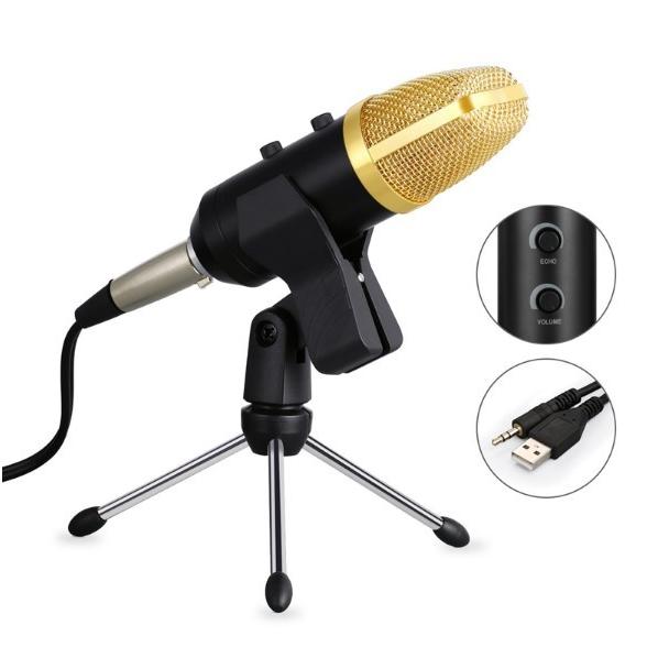 集音性高い Usbマイク サイドアドレス型 エコー 機能付き コンデンサーマイク スカイプフォン 卓上 高音質 録音 宅録 ゲーム 実況 家庭用 動画投稿に 0012 アヴィオス 通販 Yahoo ショッピング