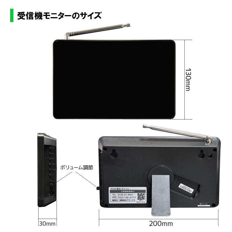 呼び出しベル 受信機 2台セット ワイヤレスチャイム 呼び出し 呼び出しベル 受信機 2台セット ワイヤレスチャイム 呼び出し