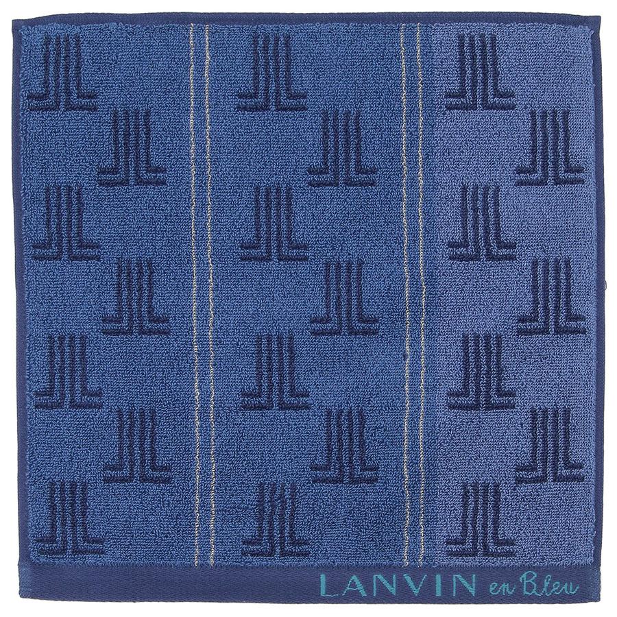 LANVIN en Bleu ランバンオンブルー 紳士タオルハンカチ 綿100％ 日本