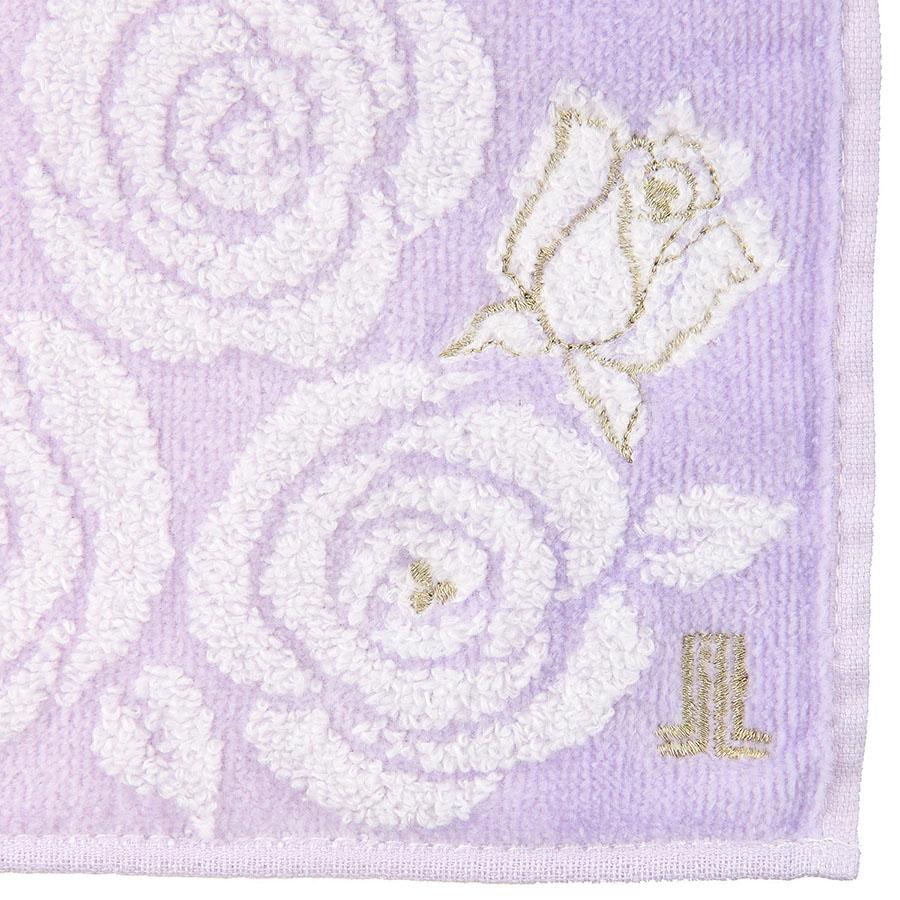 LANVIN COLLECTION バラ刺繍 タオルハンカチ34×34 LANVIN COLLECTION バラ刺繍 タオルハンカチ34×34 - メルカリ