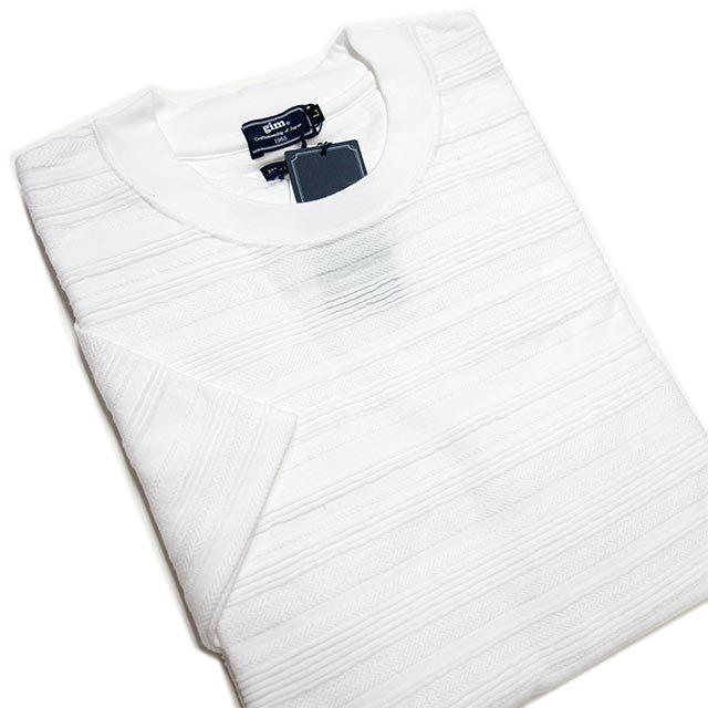 Sale 70 Off 公式 Gim ジム 12g綿コーマ鹿の子ボーダー半袖c N M 2614 Materialworldblog Com